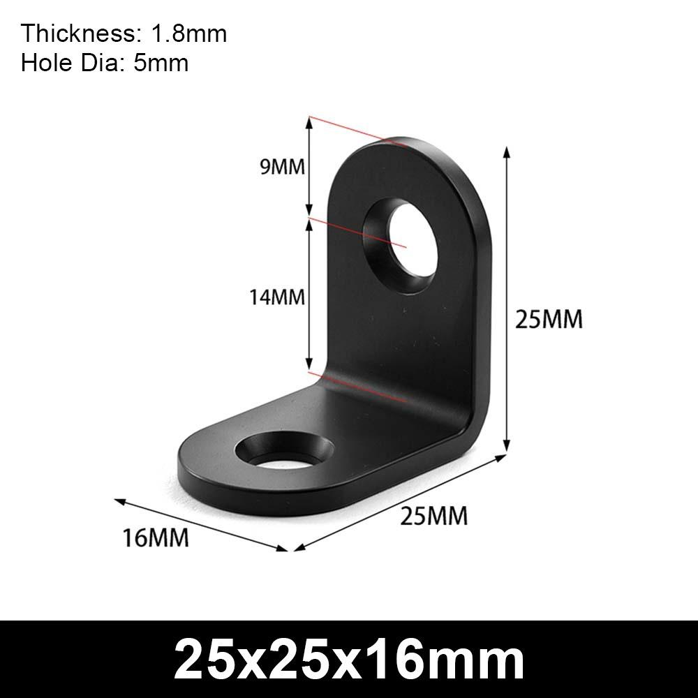 1Pcs 90 Degree Corner Stand L-shaped Mending Plate New Angle Bracket  Furniture Hardware
