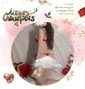 Elegant Lingerie Set: Seductive Open Crotch Thong Christmas Costume (Three-Piece)