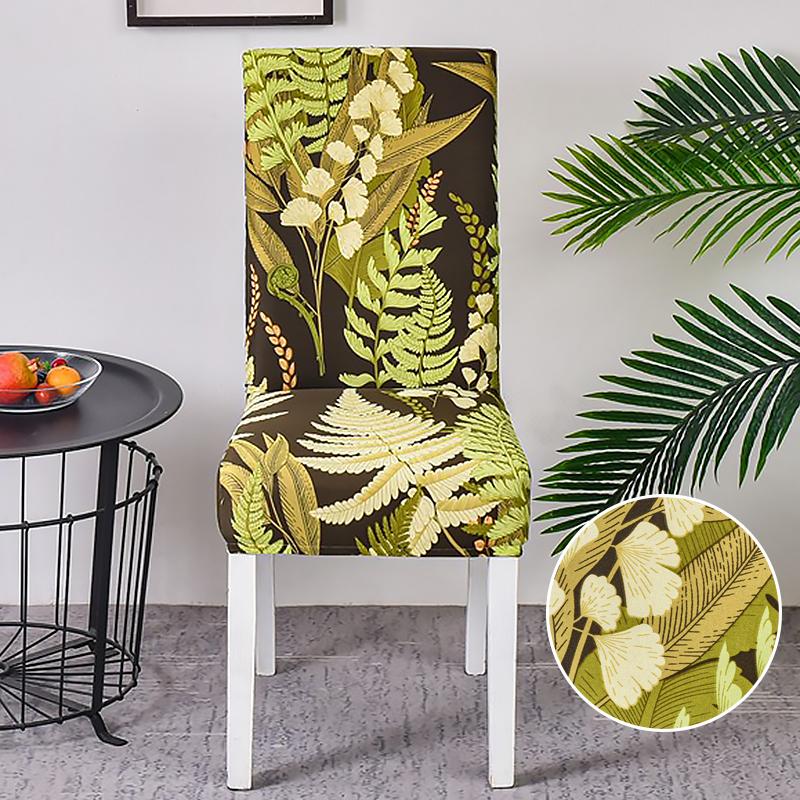 Dining Chair Slipcover,High Stretch Removable Washable Chair Seat Protector Cover for Home Party Hotel Wedding Ceremony 4/6pcs