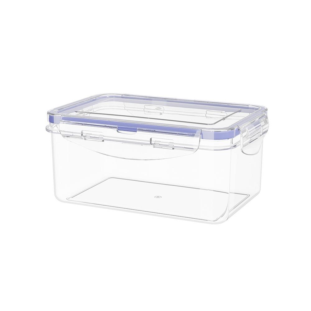 

Plastic Transparent Crisper with Lid Lunch Boxes Safe Food Containers 500ml
