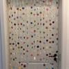 9pcs Hanging Artificial Flower Curtain Colorful Flowers Room Decorative Curtain  Bedroom Decoration