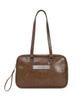Nick&Nicole Crystal Leather Boston Bag_Camel