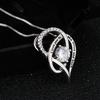 2018 I Love You To The Moon And Back Heart Pendant