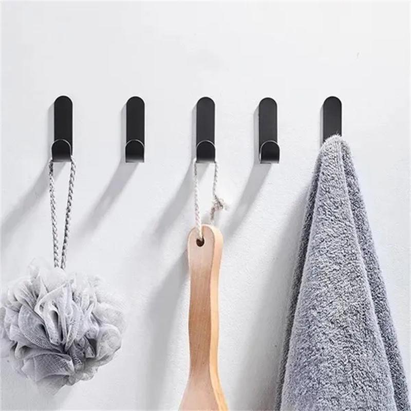 3Pcs Mehrzweck Wand Organizer Haken Hinter-tür Schlüssel Kleiderbügel Haken Bad Robe Handtuch Halter Rack Küche Hardware regal Haken