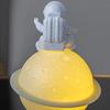 Portable Astronaut Moon Night Light Cartoon Bedside Light Desktop Luminous Planet Lamp  Gifts