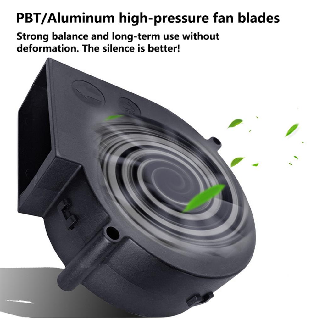 97mm 12V Centrifugal Blower Fan Ball Bearing for Electronics Cooling and Ventilation Outdoor Electric BBQ Blower Fan