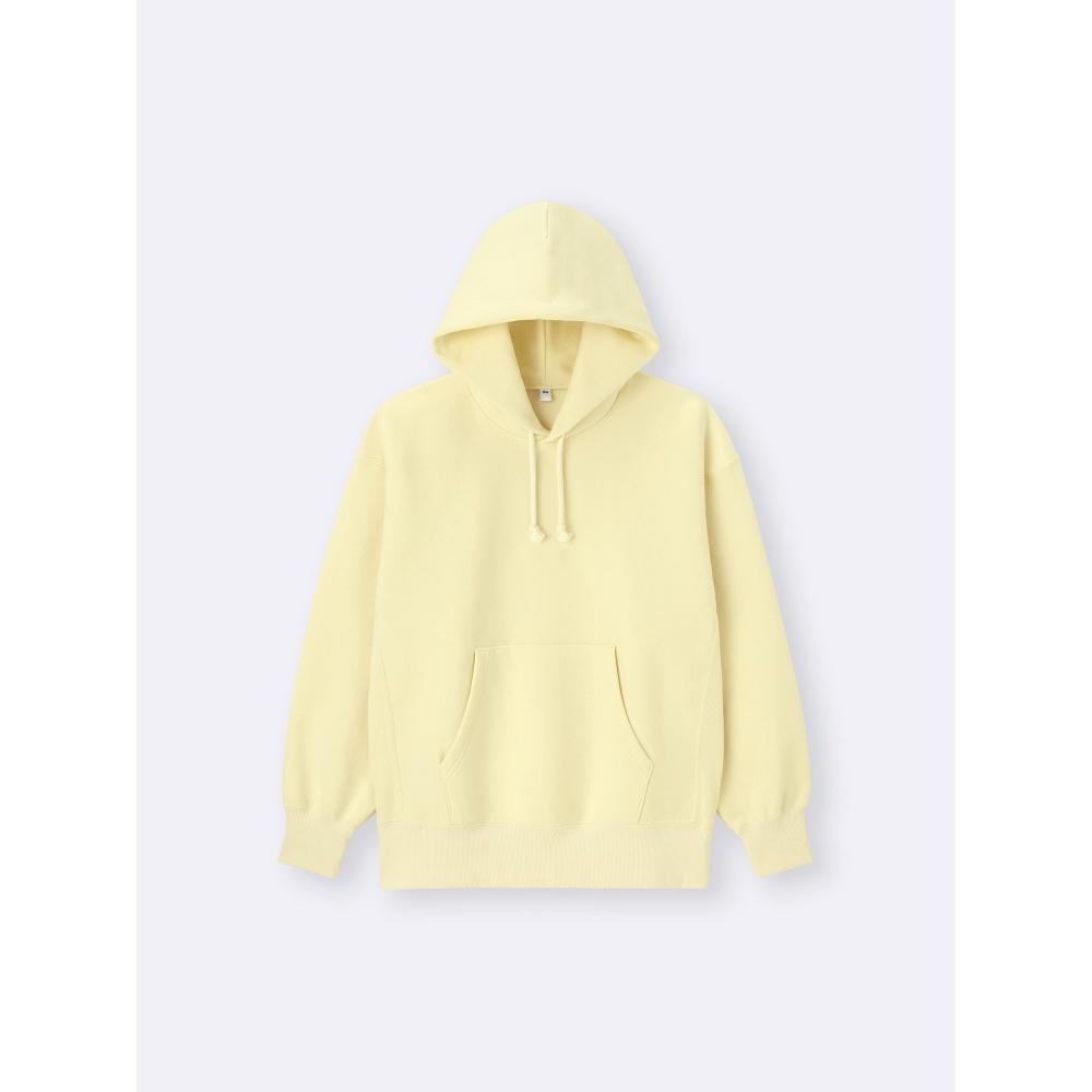 Gu By Uniqlo Heavyweight Sweat Parka Long Sleeve  Setup Available  2025 Winter
