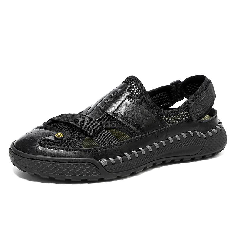 Fashion Men Casual Sandals Handmade Summer Hot Sale Non-slip Outdoor Breathable Loafers High Quality Fashion Beach Wading Walking Shoes