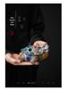 Ancient Doucai Dragon Turtle Incense Burner - Hand-painted Ceramic with Cultural Design