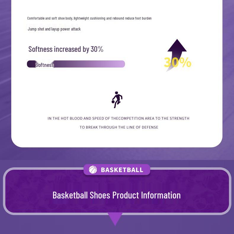 Girls' Basketball & Running Shoes - Non-slip, Shock-Absorbing, Trendy Autumn Trainers