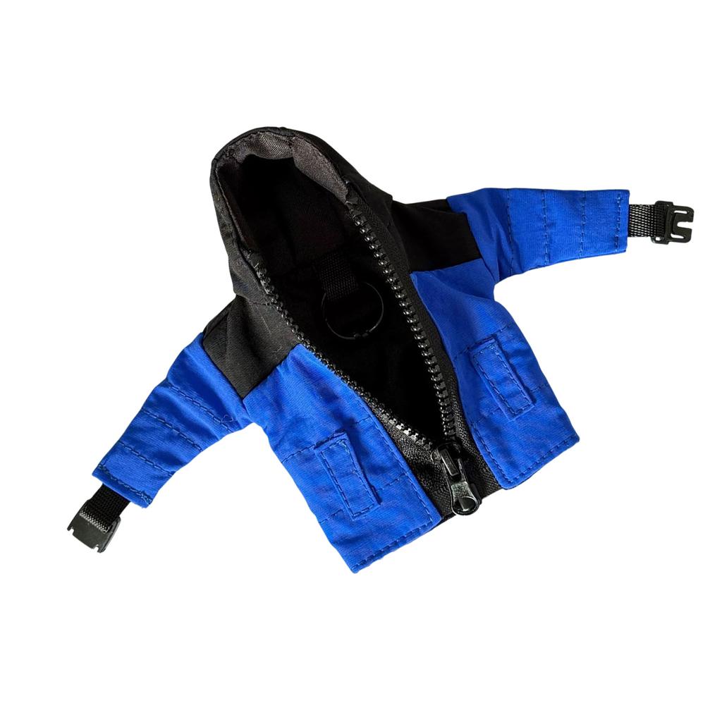 Mini Puffer Coat Keychain Compact Lightweight Design Portable Nylon Key Ring for Commuting Travel Outdoor Enthusiasts
