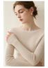 Lekasha Women's Pure Cashmere Round Neck Sweater - Loose, Solid Color, Warm Base Layer for Autumn and Winter