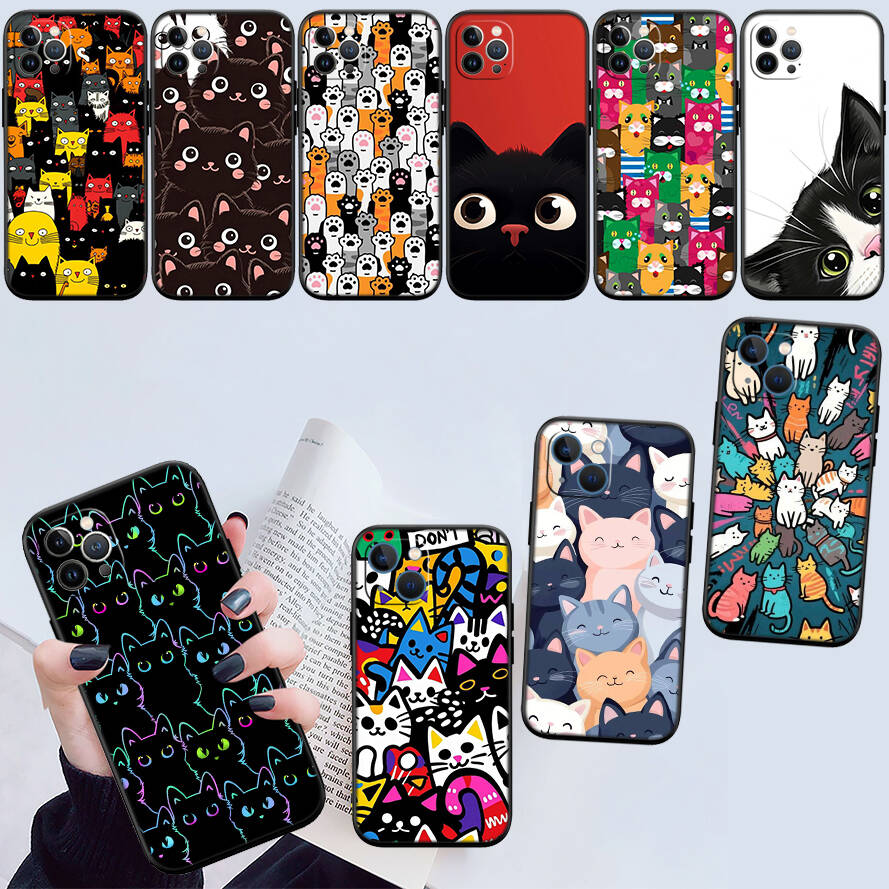 Cat Kitten Meow Case for Samsung Note 20 10 S25 Plus Ultra Lite FE M20 M21 M30 M31 M51 A11 A26 A51 A52 A53 A56 A70 A71 A72 A73