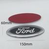 Car Sticker Ford 1pcs 3D for Ford Black 115mm 150mm Car Front Head Hood Bonnet Emblem Rear Tail Bumper Trunk Sticker Badge Decal