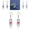 Creative Water Drop Earrings Eardrop With Rhinestones For Women Gift