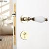Metal Ceramic Indoor Door Lock Silent Lock Safety Split Locks Magnetic Lock Door Handle Door Furniture Hardware Accessories Tool