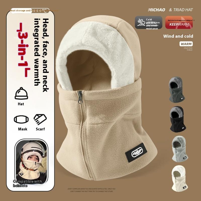 Winter Windproof Balaclava, Cycling Mask with Neck Gaiter for Men Women, Thermal Helmet Liner for Cold Weather, Unisex Ski Face Cover