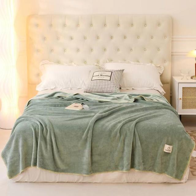 Cearșaf de pat din flanel, de bună calitate, mărime Queen, super moale, iarnă, cu două părți groase, pătură din lână de corali.
