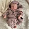 45 CM/17 inch Reborn Doll Full Body Soft Vinyl Simulation Baby Doll reborn doll gift for family  Vinyl Girl Body Reborn Doll