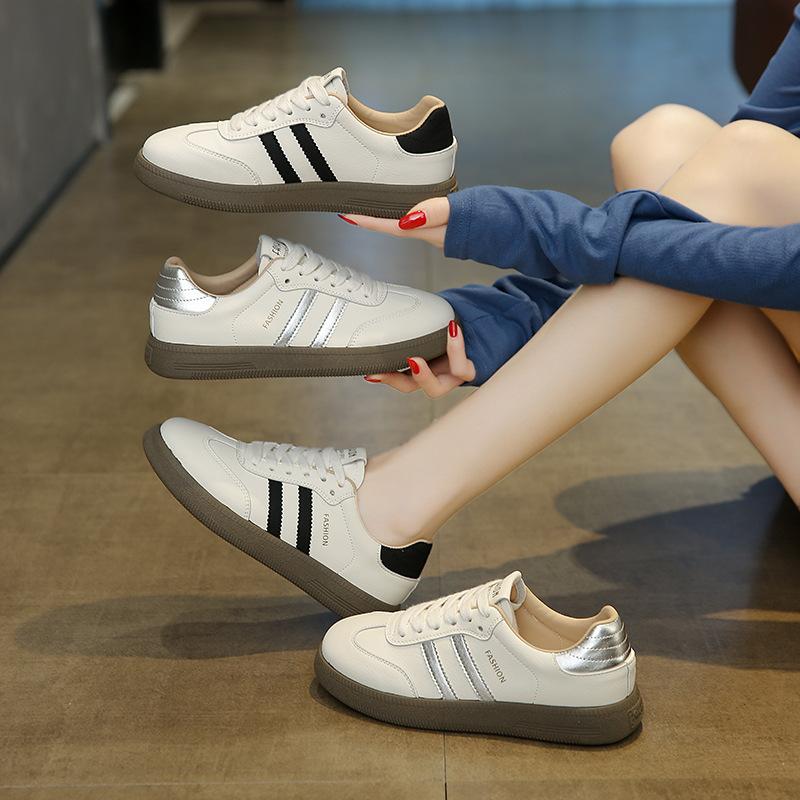 Dexun retro waffle Forrest Gump shoes women's 2025 spring new comfortable board shoes versatile casual sports shoes same board shoes