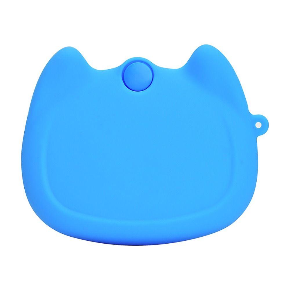 Soft Denture Storage Box Cartoon Cat False Teeth Protective Case  Tooth Care Tool
