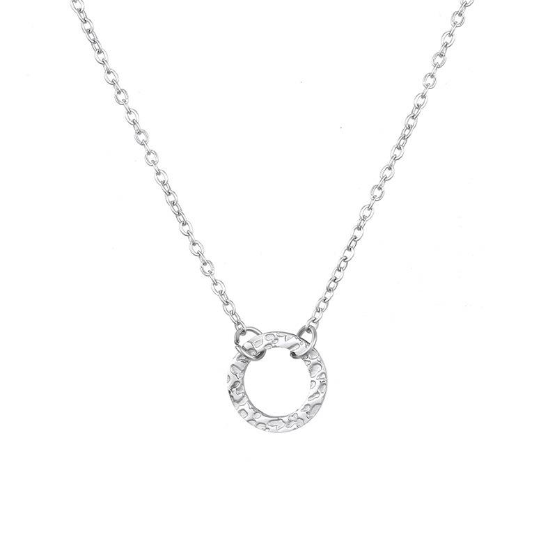 

улица. Минималистичное колье-подвеска Delan с круглым кулоном с золотым покрытием для женщин