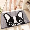 Floor Mat Bathroom Absorbent Toilet Door Step on Foot Mat Non-slip Mat Carpet Door Mat Foot Mat Bedroom Living Room Household