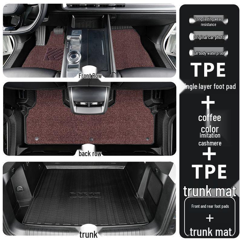 Full Coverage TPE Floor Mats for 2024 Beijing BJ30 - Car Modification & Decorative Accessories