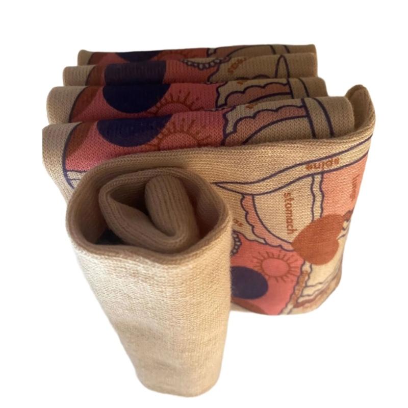 Cotton Foot Massage Acupressure Socks Relieve Fatigue Reduce Stress Suitable for Long Periods of Standing and Sitting