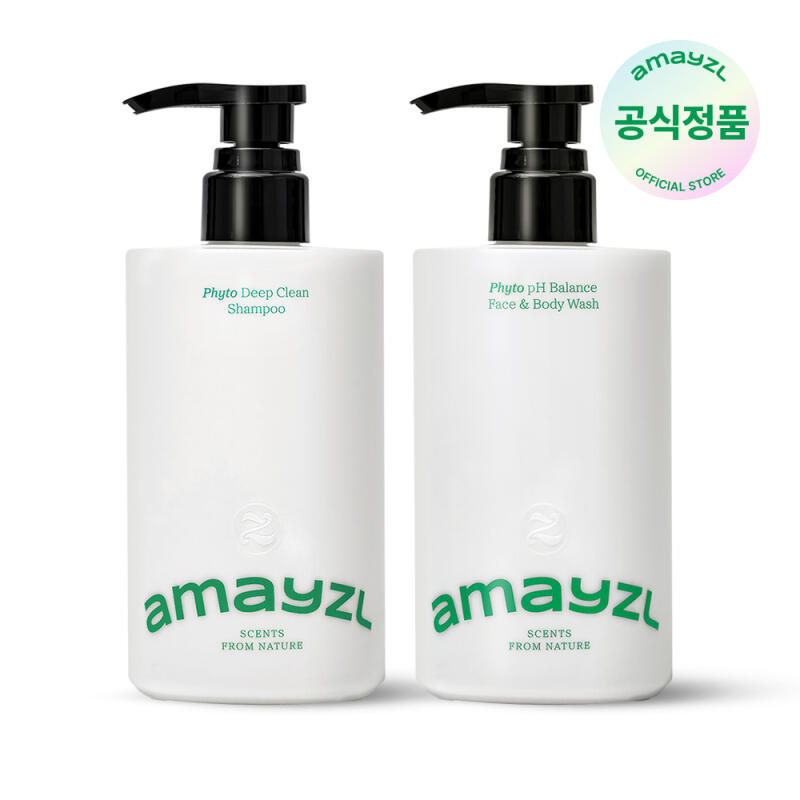 Phyto Deep Clean Shampoo 500ML & Face & Body Wash 500ML Set Shampoo 500ML & Face & Body Wash 500ML