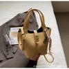 Small Bag Women's Spring Simple Hand Carrying Bucket Bag Casual New Commuter To Work Shoulder Messenger Bag Korean Version 2025