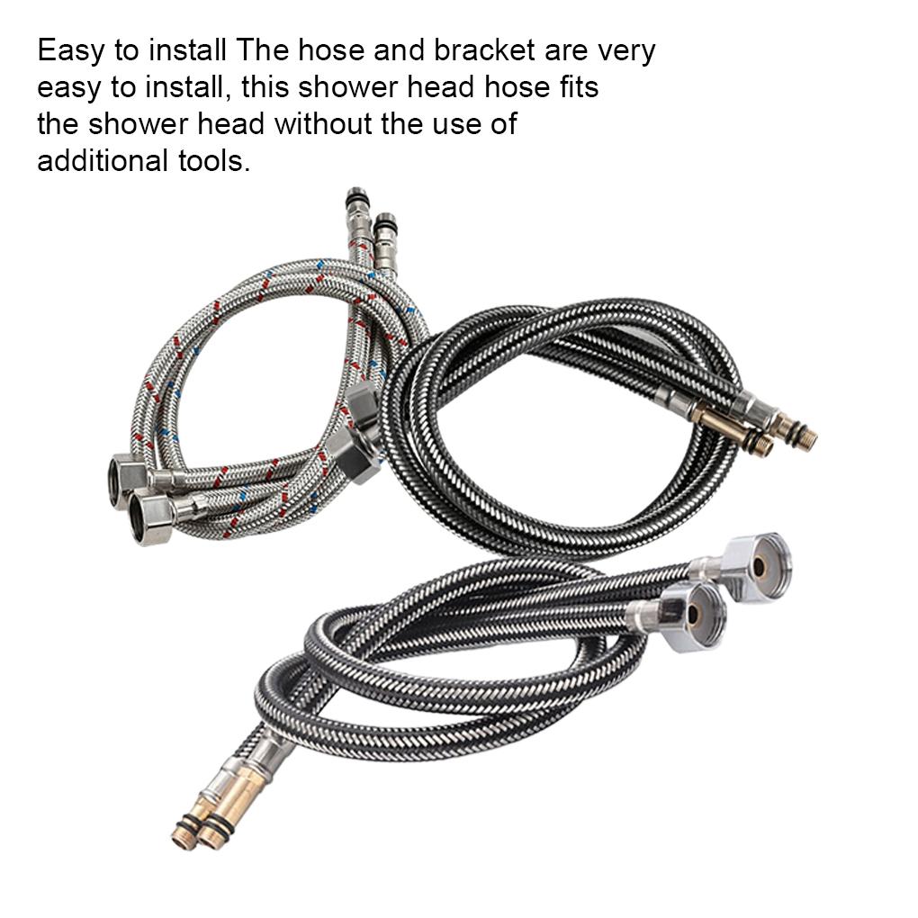 Flexible Long Hose Gasket Plumbing Pipes Tube Lightweight Splashproof Bathroom Attachment