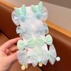 8Pcs Hair Pins Mesh Yarn Bowknot Flower Decor Hairpins Cartoon