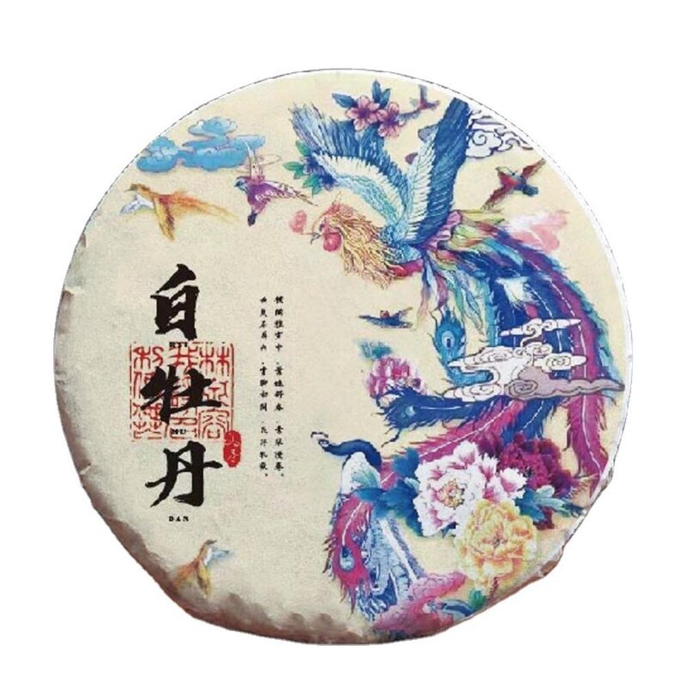 White Tea Cake 300g Bai Mu Dan White Peony Delicate Aroma Smooth Taste Natural Chinese Compressed Tea Healthy Daily Enjoyment