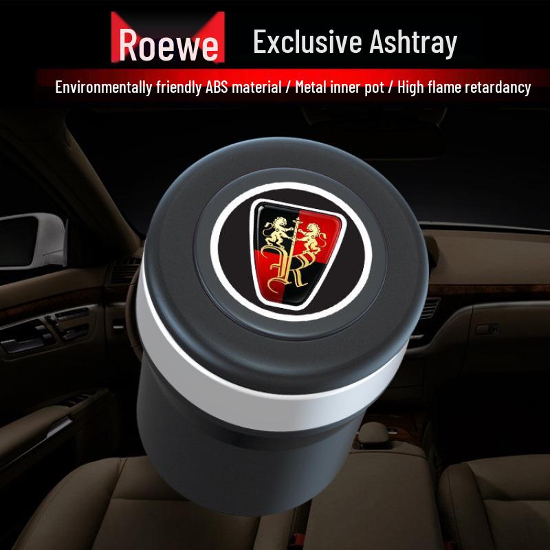 Car Ashtray with Light Caps for Roewe RX5, RX3, RX8, 2020 Models