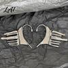 Non Pierced Earrings Silver Ear Cuff for Women No Piercing Metal Elf Alloy Clip Cuff Cartilage Climber Hair Styling Accessory Cool Girl Fashion