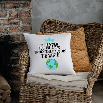 Pillowcases Sofa Bed Accessories Father's Day Cushion Covers Gift Dust Cover Bedroom Party Decoration White Square Pillow Case