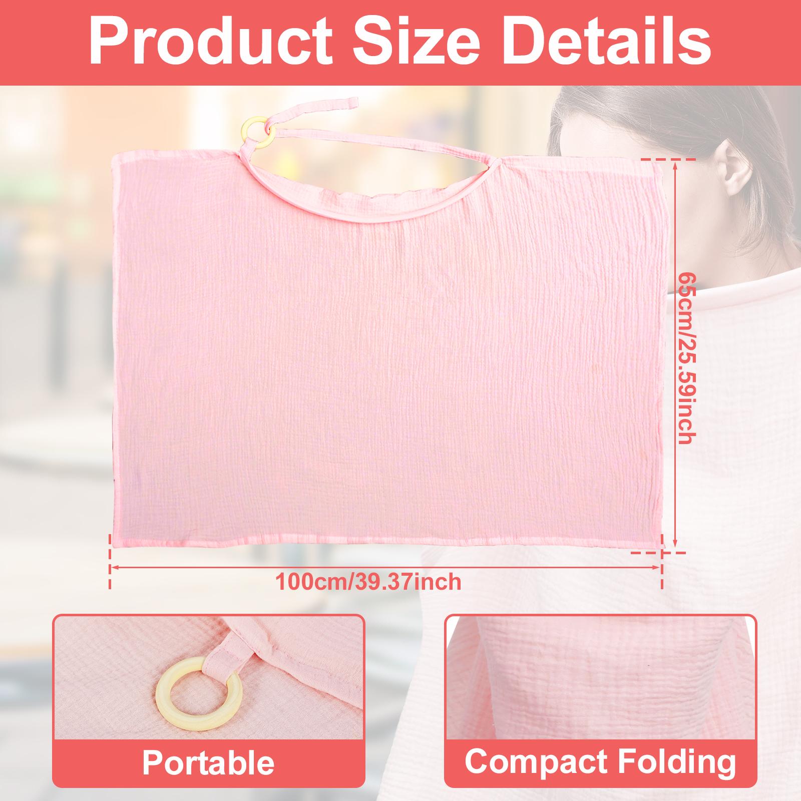 Nursing Cover Cotton Breathable Breastfeeding Cover Outdoor Privacy Mother Nursing Cloth Lightweight Portable Nursing Apron New