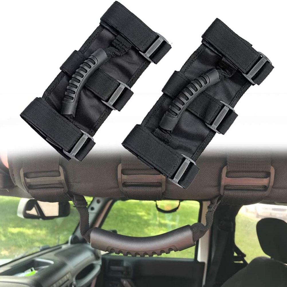 2 Bucăți Mânere cu Role pentru Jeep Wrangler CJ YJ TJ JK Accesorii Wrangler negru