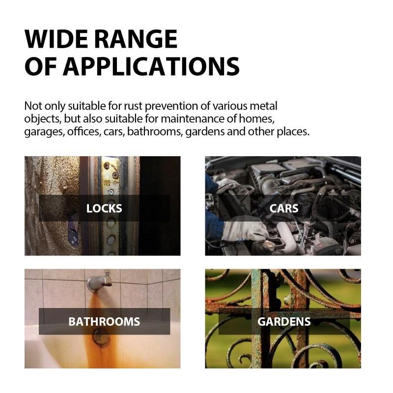 Spray anti-rouille métallique Homonth pour jantes de voiture, pneus et pièces métalliques - Restauration 30 ml