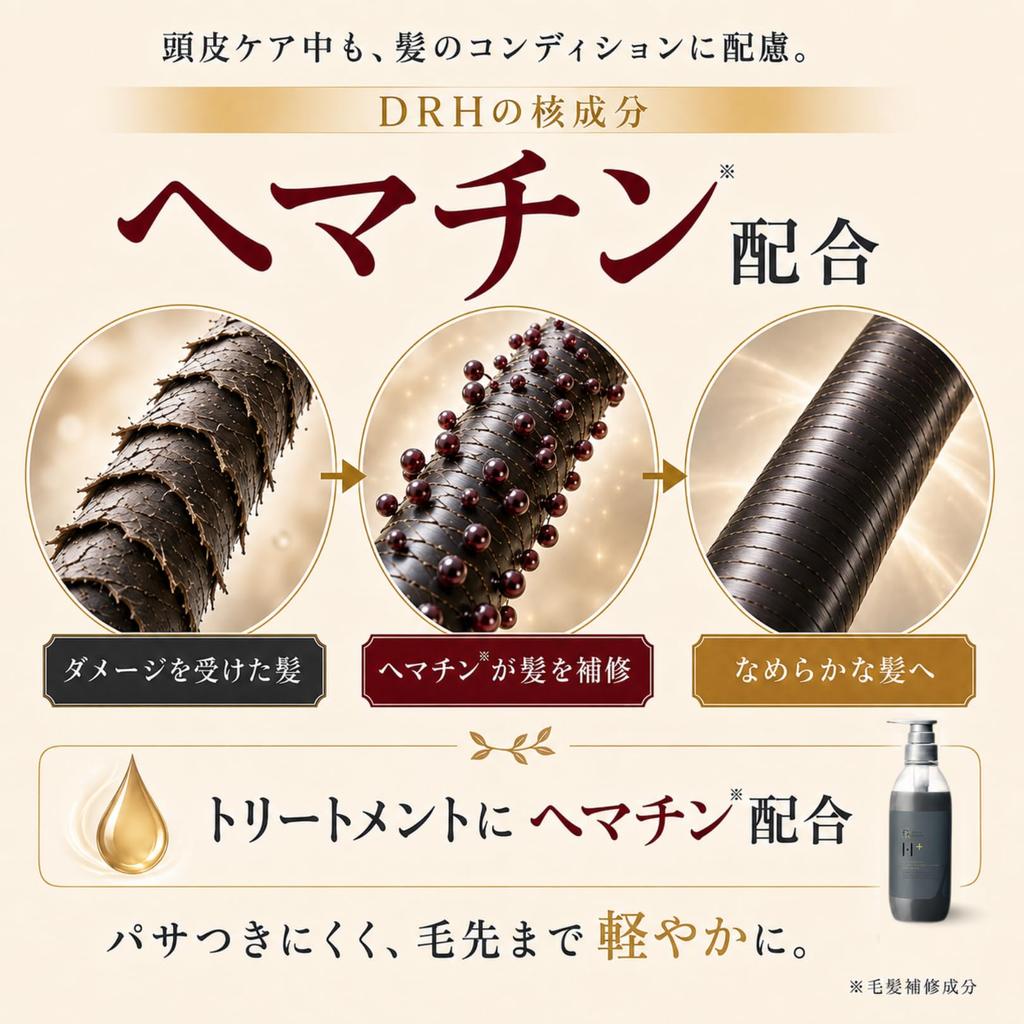 Aging Scalp Care Treatment 390g Oily Control Hematin Sebum Removal Scalp Care Amino Acids DRH+