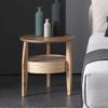 Nordischer Nachttisch aus Massivholz, kleine Wohnung, Mietzimmer, Zuhause, Nachttisch, moderner minimalistischer Stil, Schlafzimmerschließfach