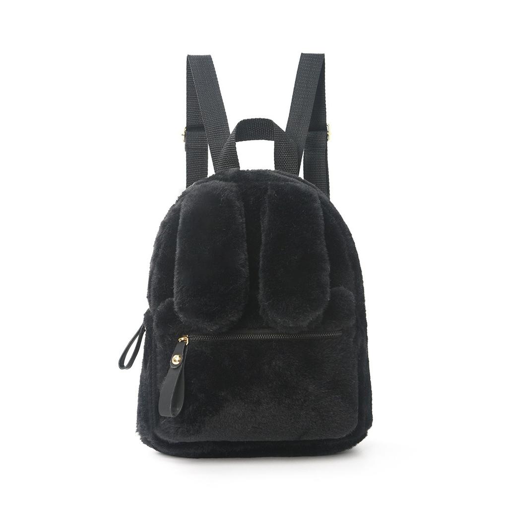Rabbit Ear Backpack High Value Cute Rabbit Backpack Children Travel Plush Backpack