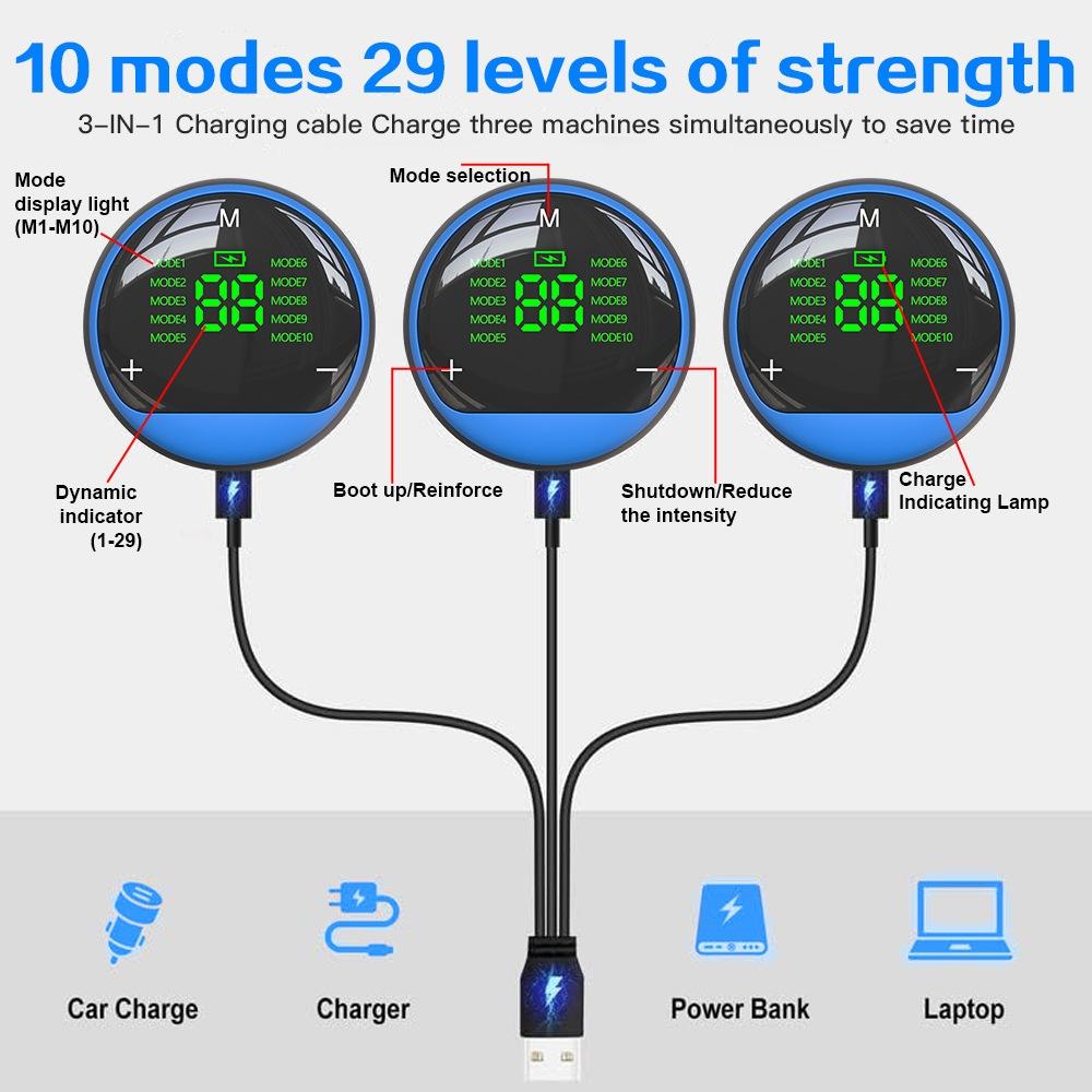 Rechargeable EMS Trainer Fitness Belt For Core Training And Lower Back Pain Relief At Home Gym