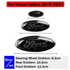 Autoaufkleber Ford Front Heck Emblem für Ford Edge STline Kuga Focus Hatchback Limousine Mondeo Taurus Escort Auto Wappen Lenkrad