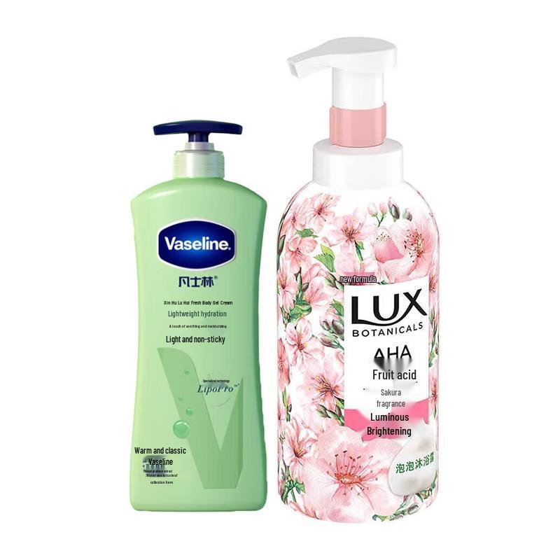 

Vaseline Aloe Fresh Body Lotion & Cherry Blossom Shower Gel Set