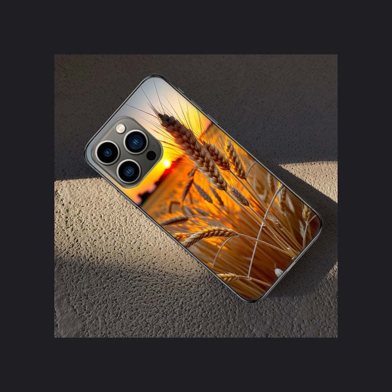 

Mature Wheat Grains Phone Case For Apple Iphone 16 15 Plus 13 12 Mini 16E 11 14 Pro Max X XS XR 8 7 SE 2020 Cover Shell Coque Si iPhone 16