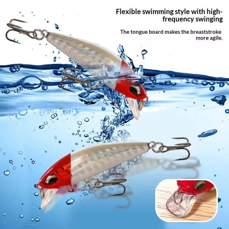 5.8Cm 6G Fishing Lures Sinking Micro Minnow Wobbler Artificial Hard Bait Fishing Accessories Mini Stream Bass Bait