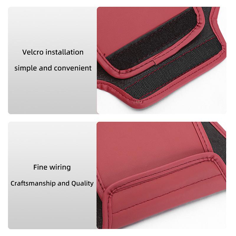Car Leather Headrest Cover Front Rear Seat Pillow Protective Set For Lexus RX300 IS200 IS250 ES350 Ct200h UX250h NX300h ES300h