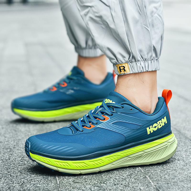 Fashion casual everything breathable trend thick soled sports shoes students high elastic shock absorption running shoes tide